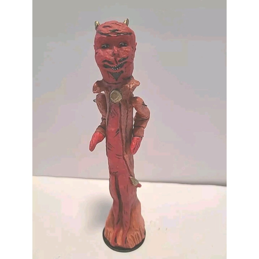 Vintage Department 56 Halloween Poliwoggs‎ Red Devil In Box